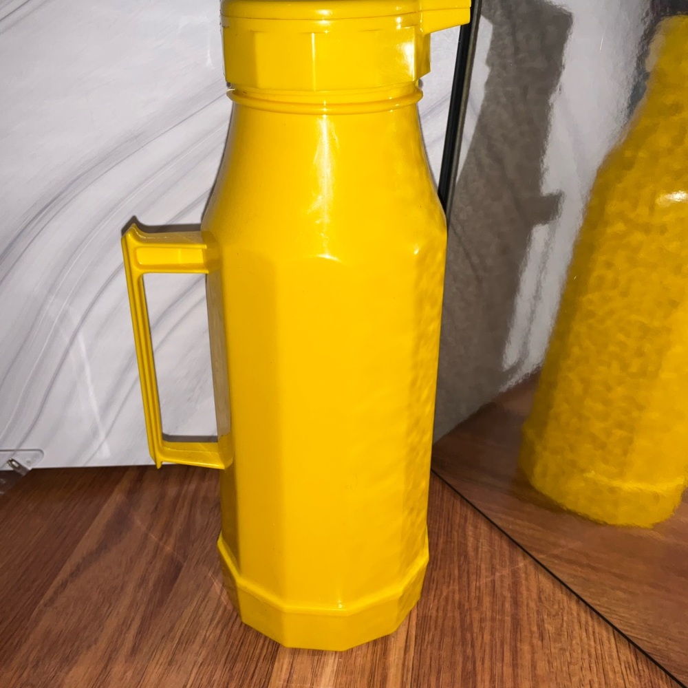 Yellow Insulated Beverage Thermos
